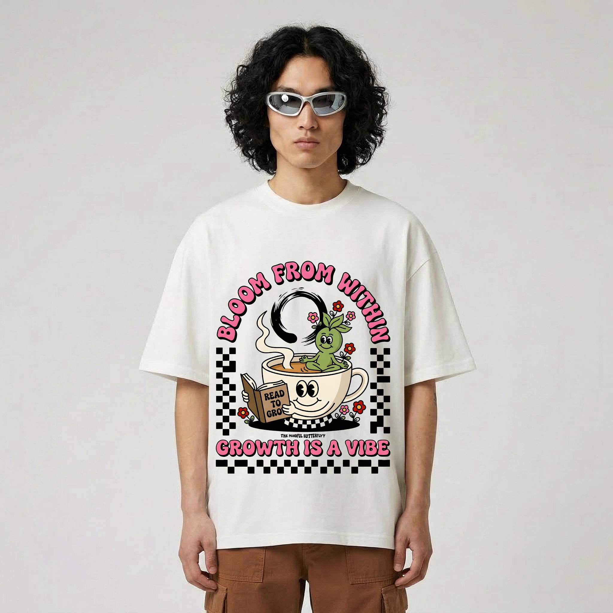 Growth is a vibe  Oversized  T-Shirt