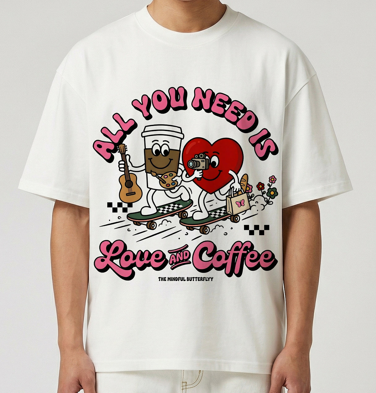 Coffee Lovers Unisex Oversized T-Shirt