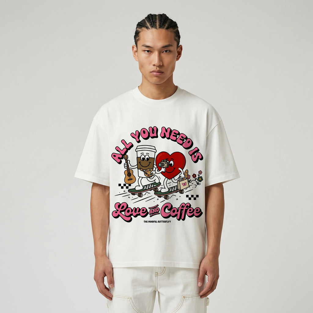Coffee Lovers Unisex Oversized T-Shirt