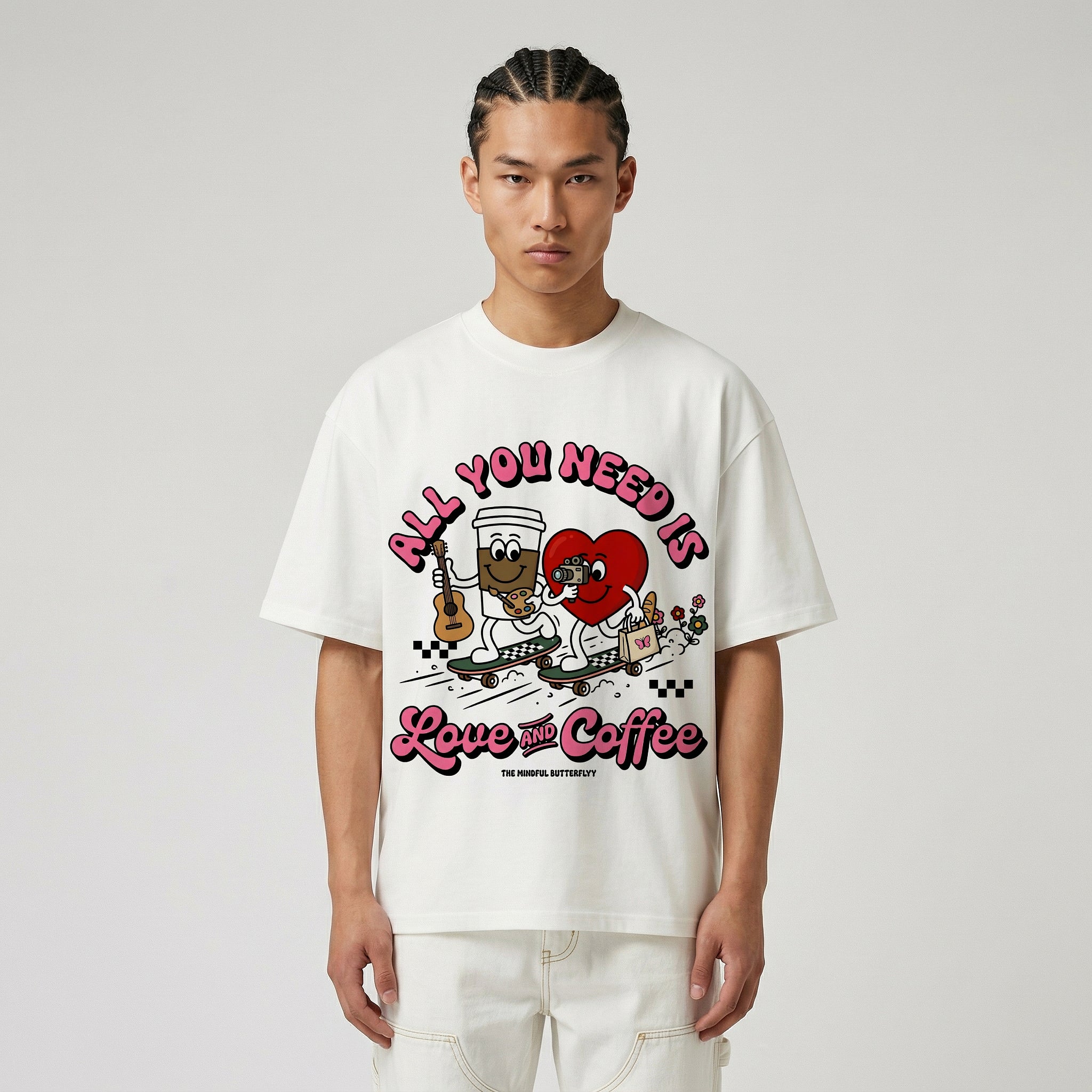 Coffee Lovers Unisex Oversized T-Shirt