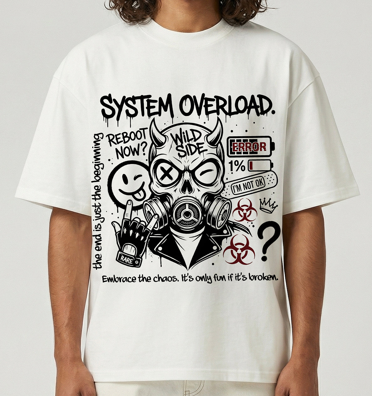 System Overload Oversized T-Shirt