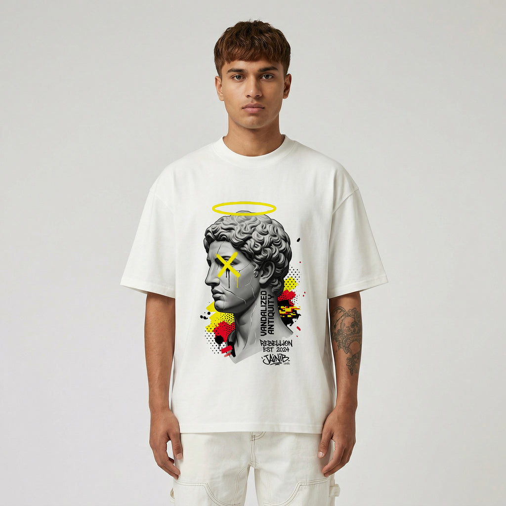 Vandalized Antiquity Oversized T-Shirt