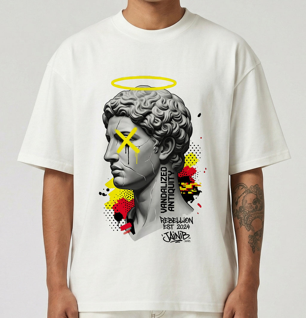 Vandalized Antiquity Oversized T-Shirt