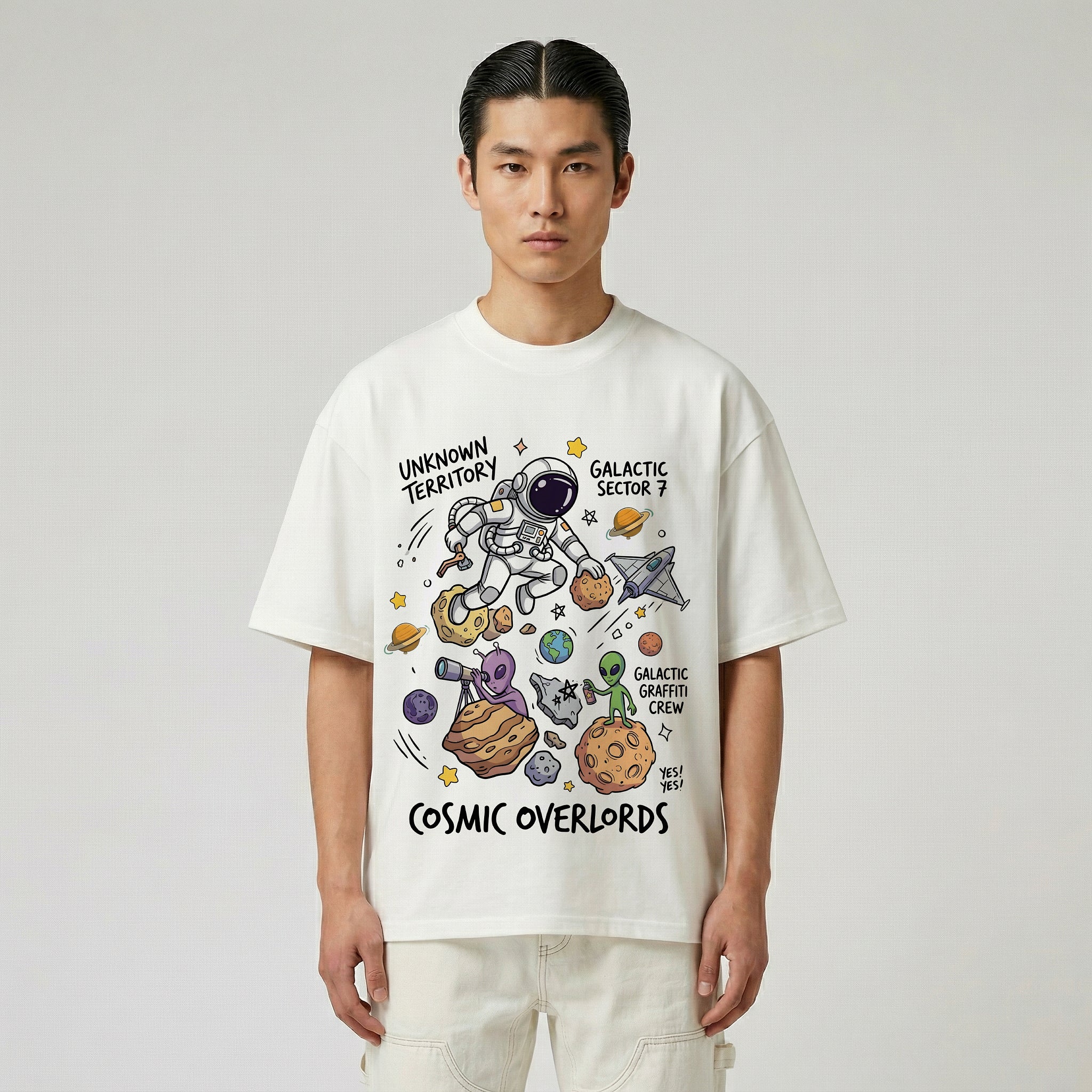 Cosmic Overload Oversized T-Shirt
