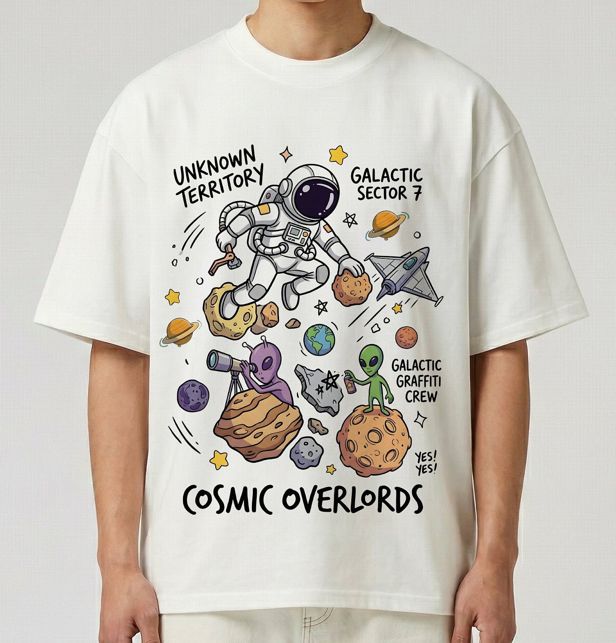 Cosmic Overload Oversized T-Shirt
