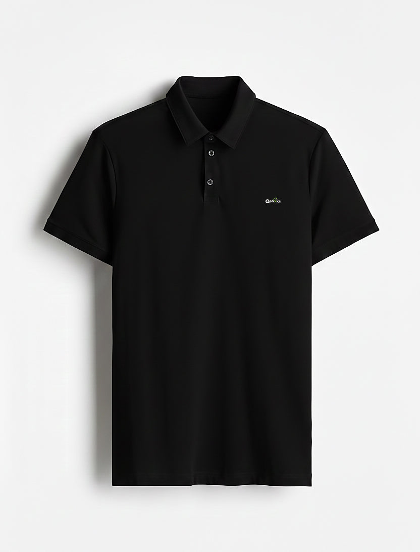 Genskii Cotton Polo T-Shirt