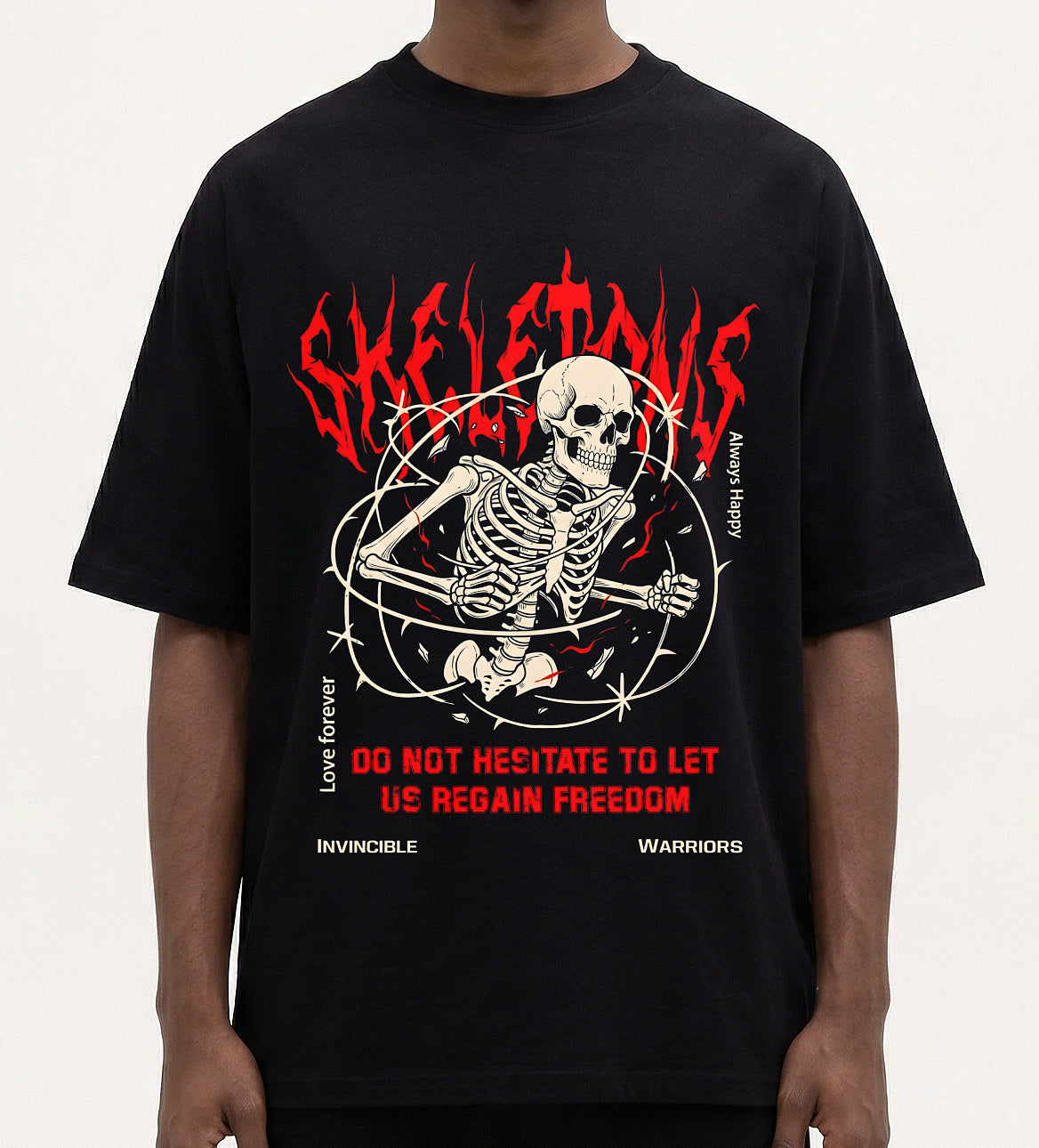 Skeletons Oversized T-Shirt