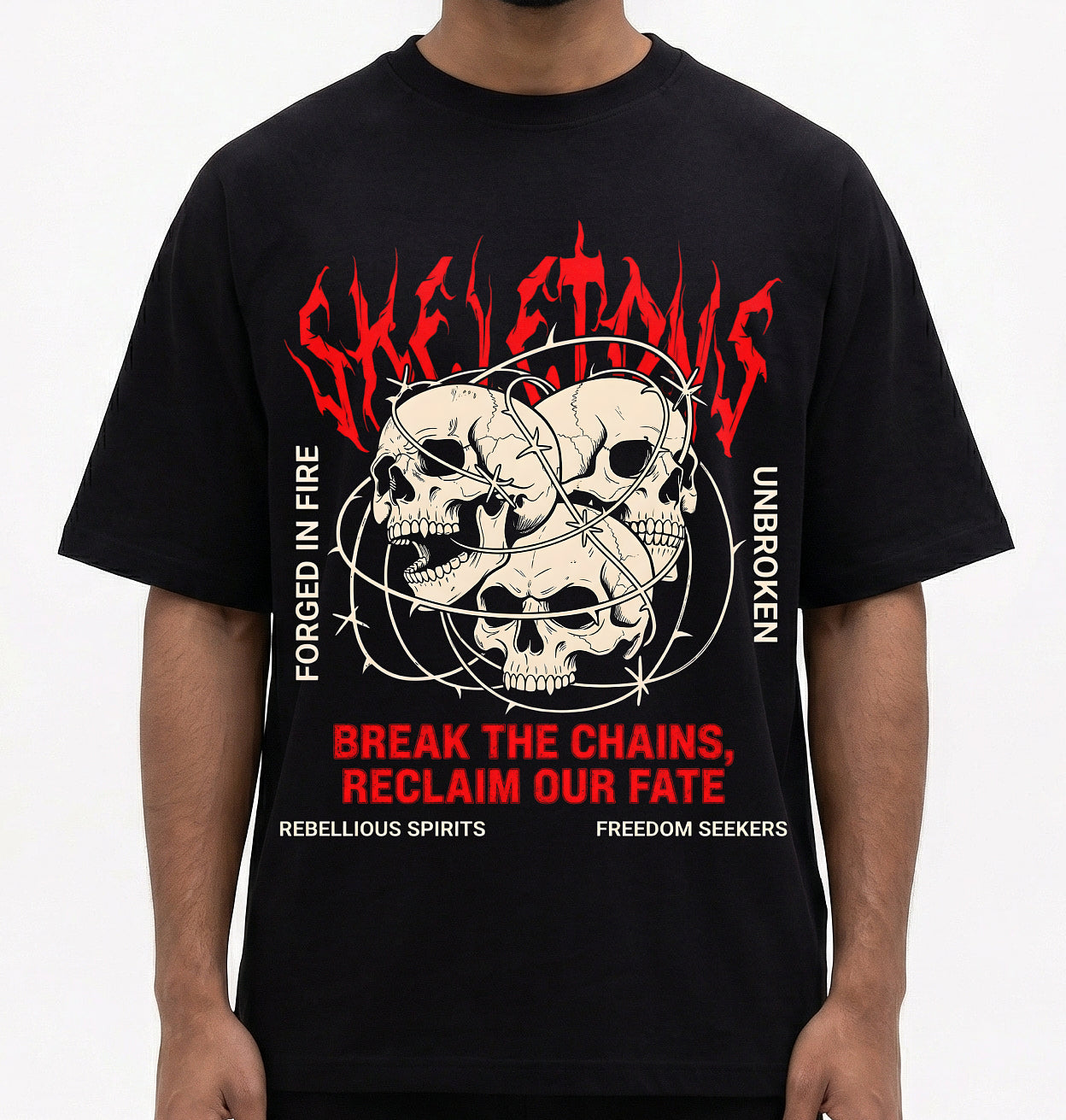 Skeletons Oversized T-Shirt