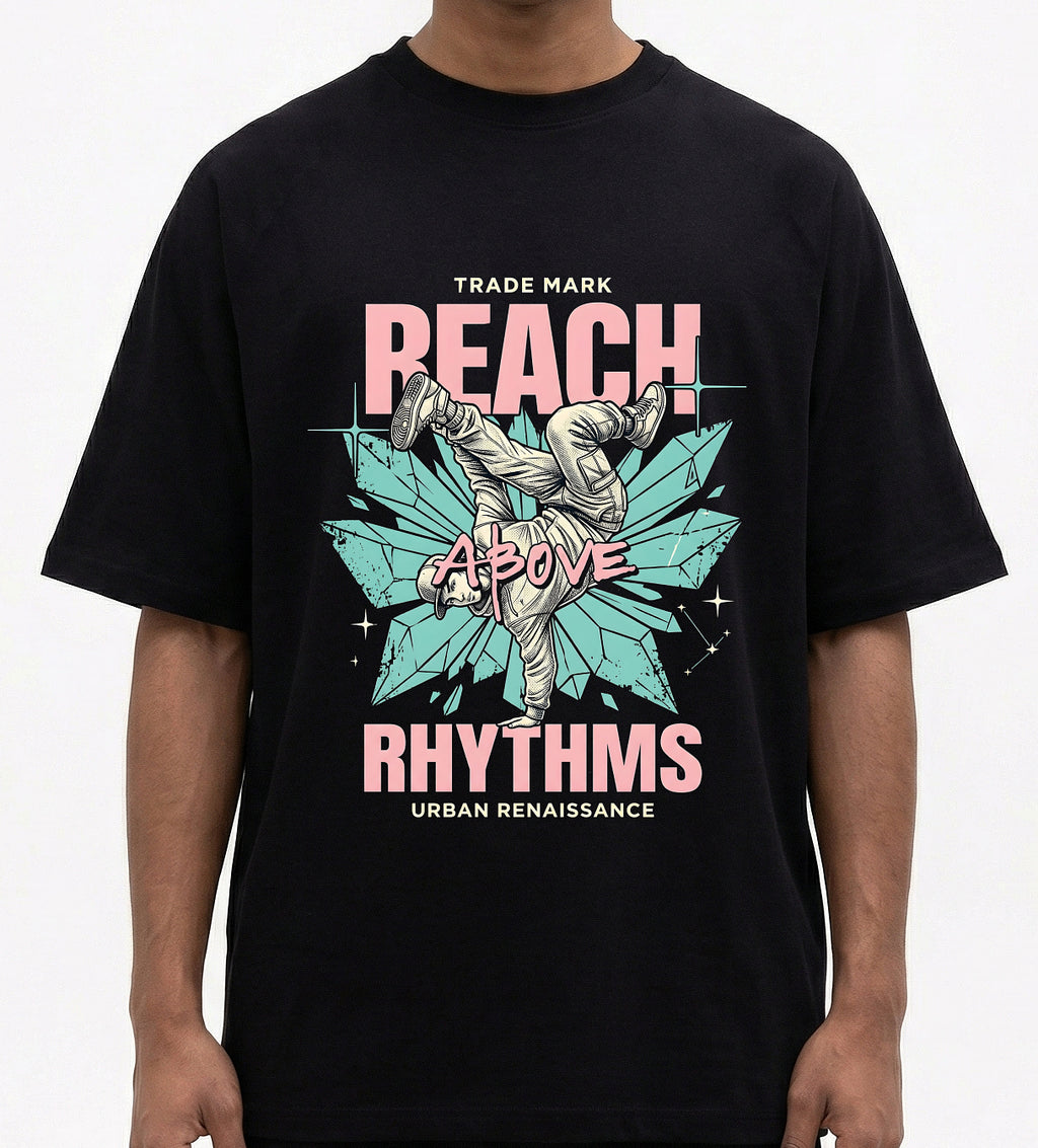 Reach Above Rhythms Oversized T-Shirt