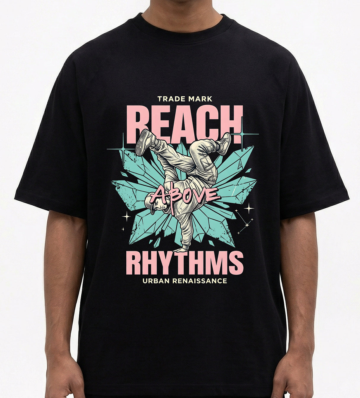 Reach Above Rhythms Oversized T-Shirt