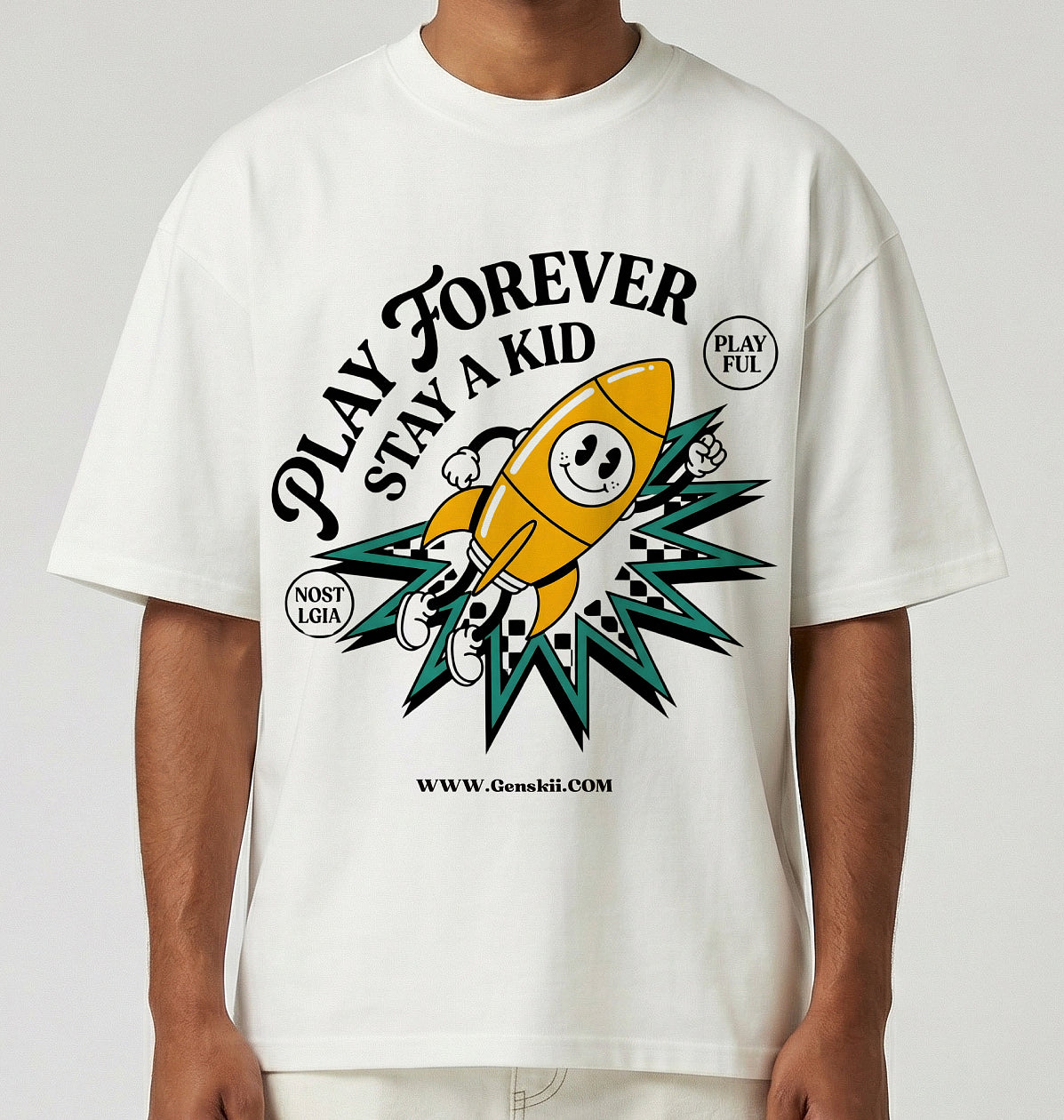 Play Forever Oversized T-Shirt