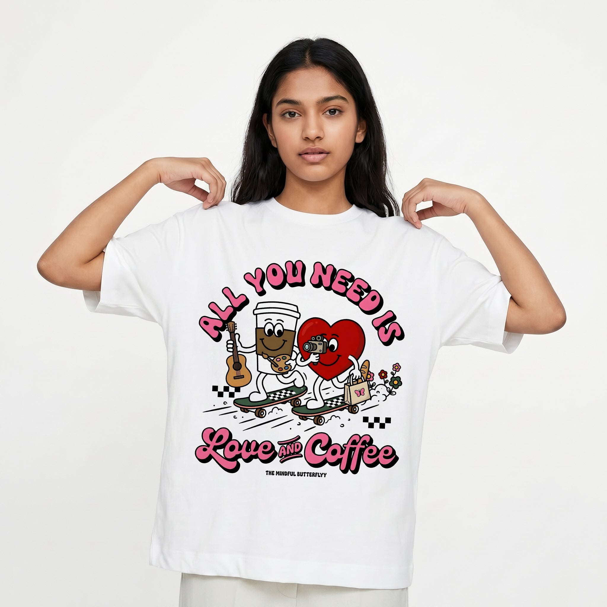 Coffee Lovers Unisex Oversized T-Shirt