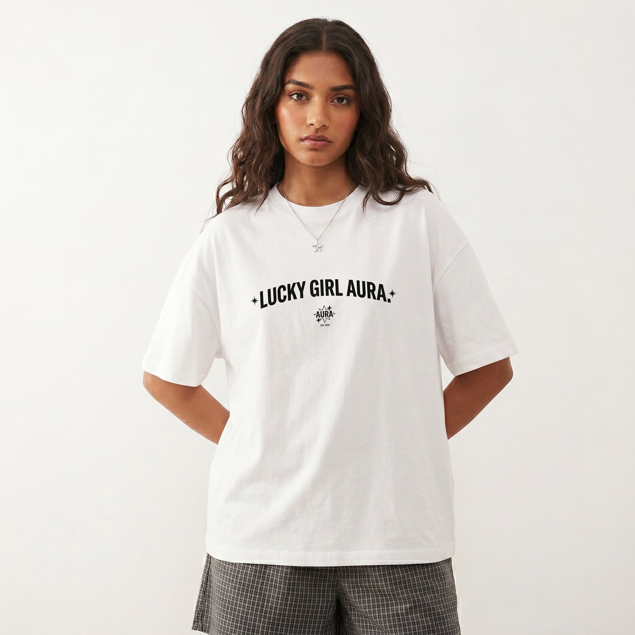 Lucky Girl Aura Oversized T-Shirt