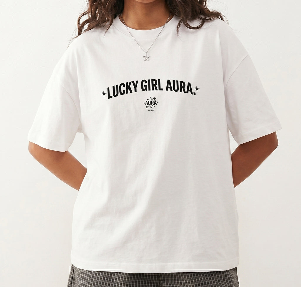 Lucky Girl Aura Oversized T-Shirt