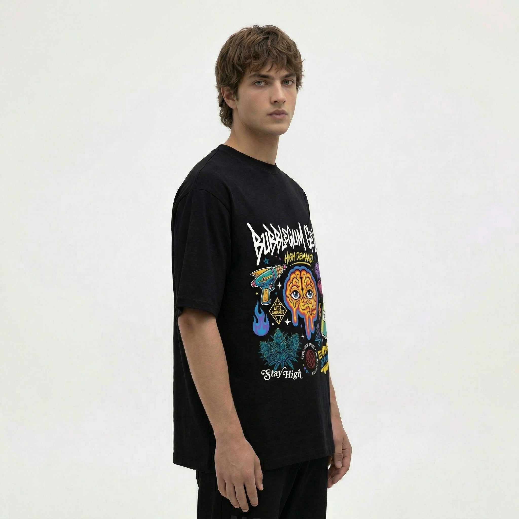 Bubblegum Gelato Oversized Standard T-Shirt | 180 GSM