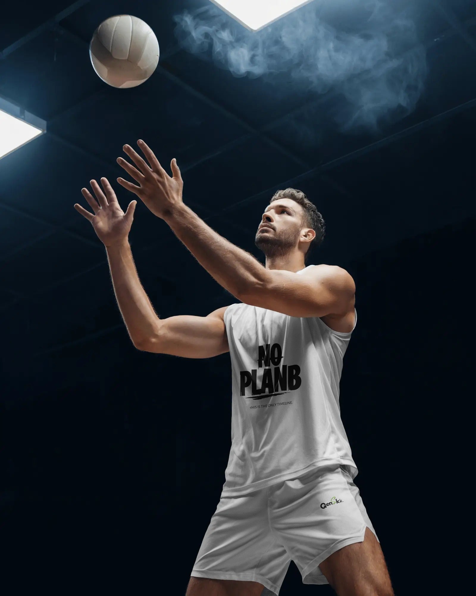 NO PLAN B - Men’s Sleeveless Cotton T-Shirt