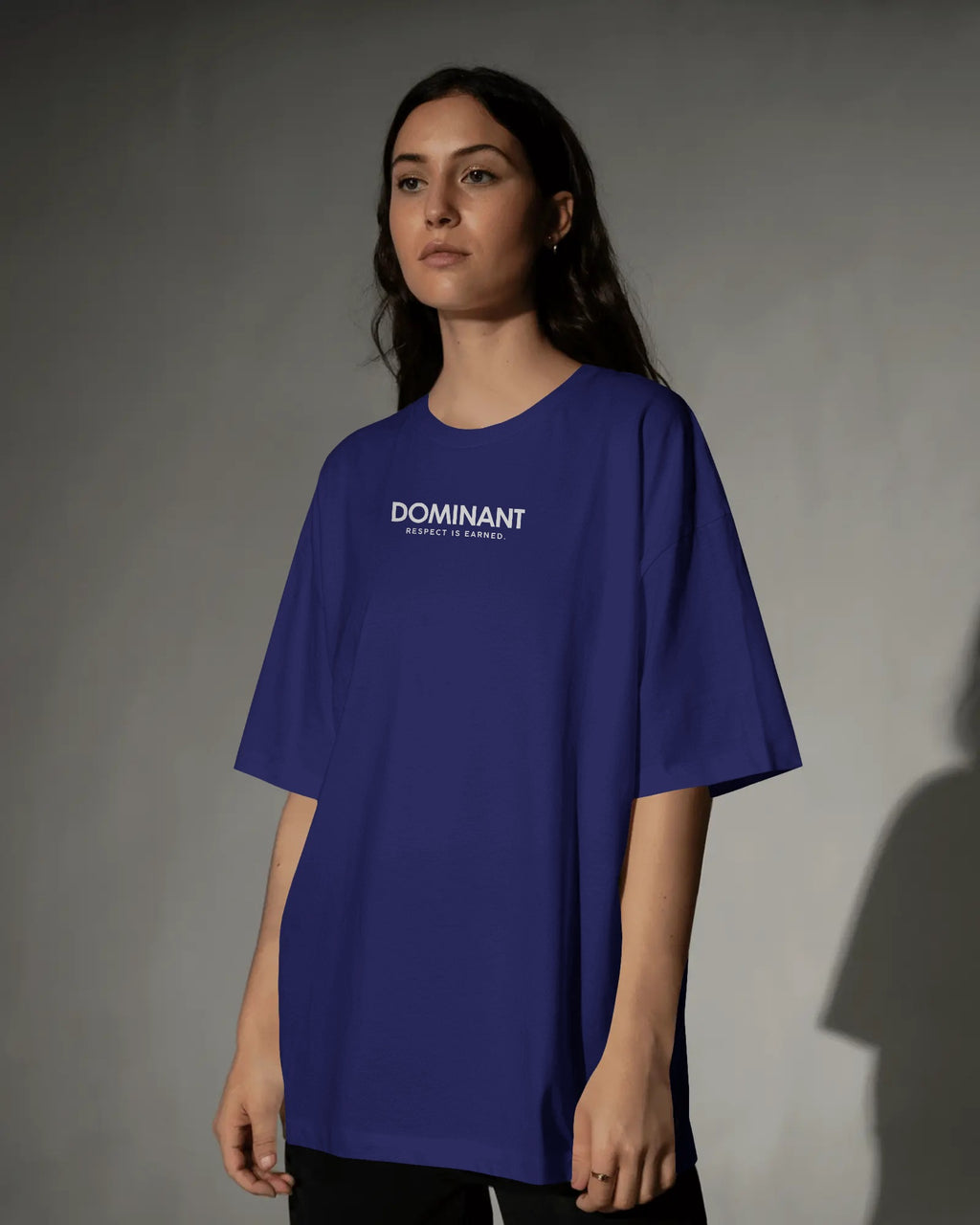 DOMINANT - Respect is Earned (Unisex Terry Oversized Tee)