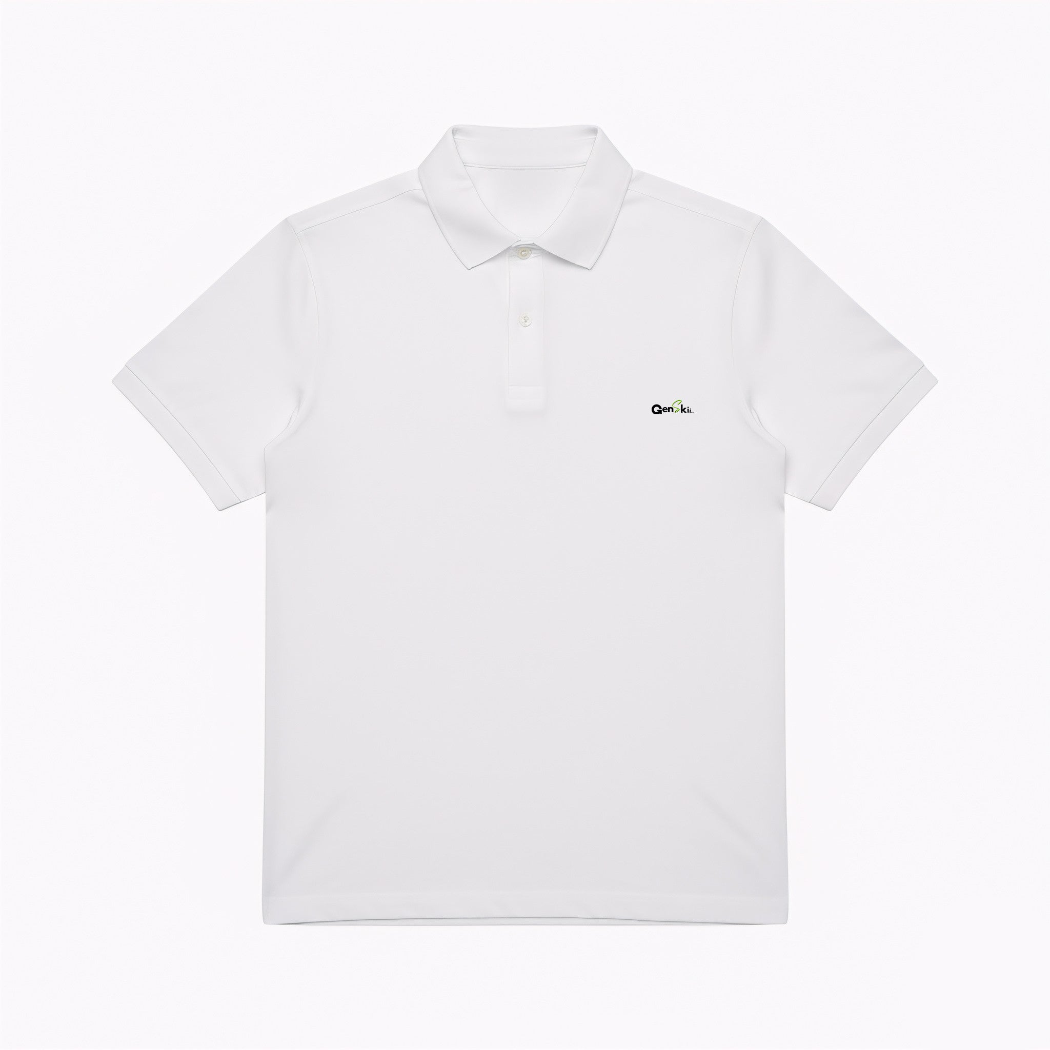 White Men's Polo T-Shirt